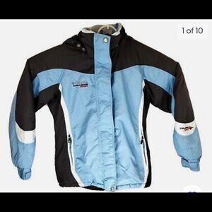 Women’s Columbia Challenge Series Blue Black Ski Jacket Size S